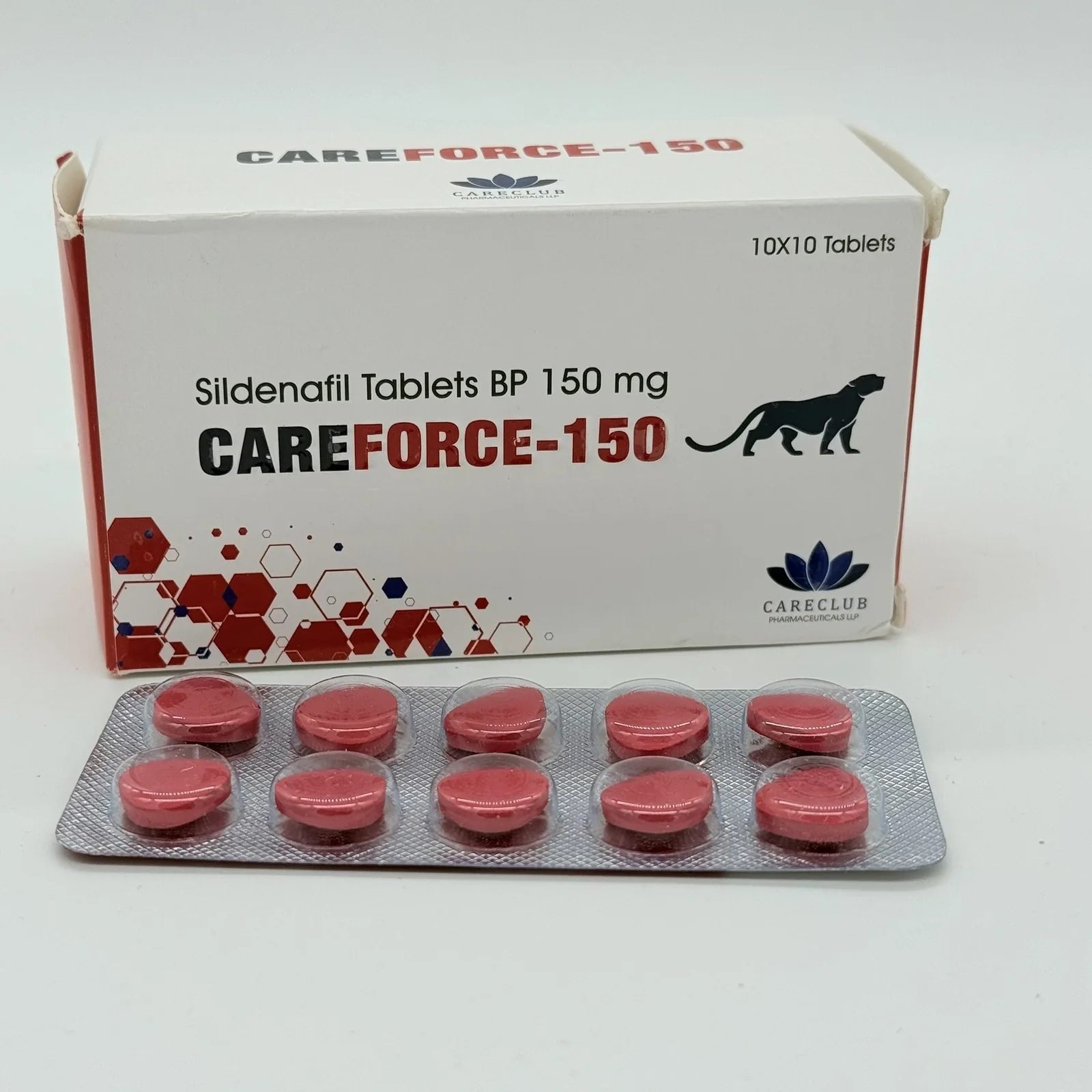 CareForce-150 (Силденафил 150 mg) – 10 таблетки – CareClub