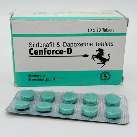 Cenforce-D (Силденафил 100 mg + Дапоксетин 60 mg) – 10 таблетки