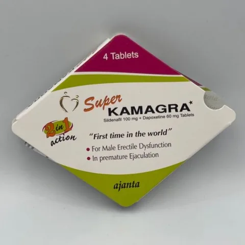Супер Камагра (Силденафил 100 mg + Дапоксетин 60 mg) – 4 таблетки
