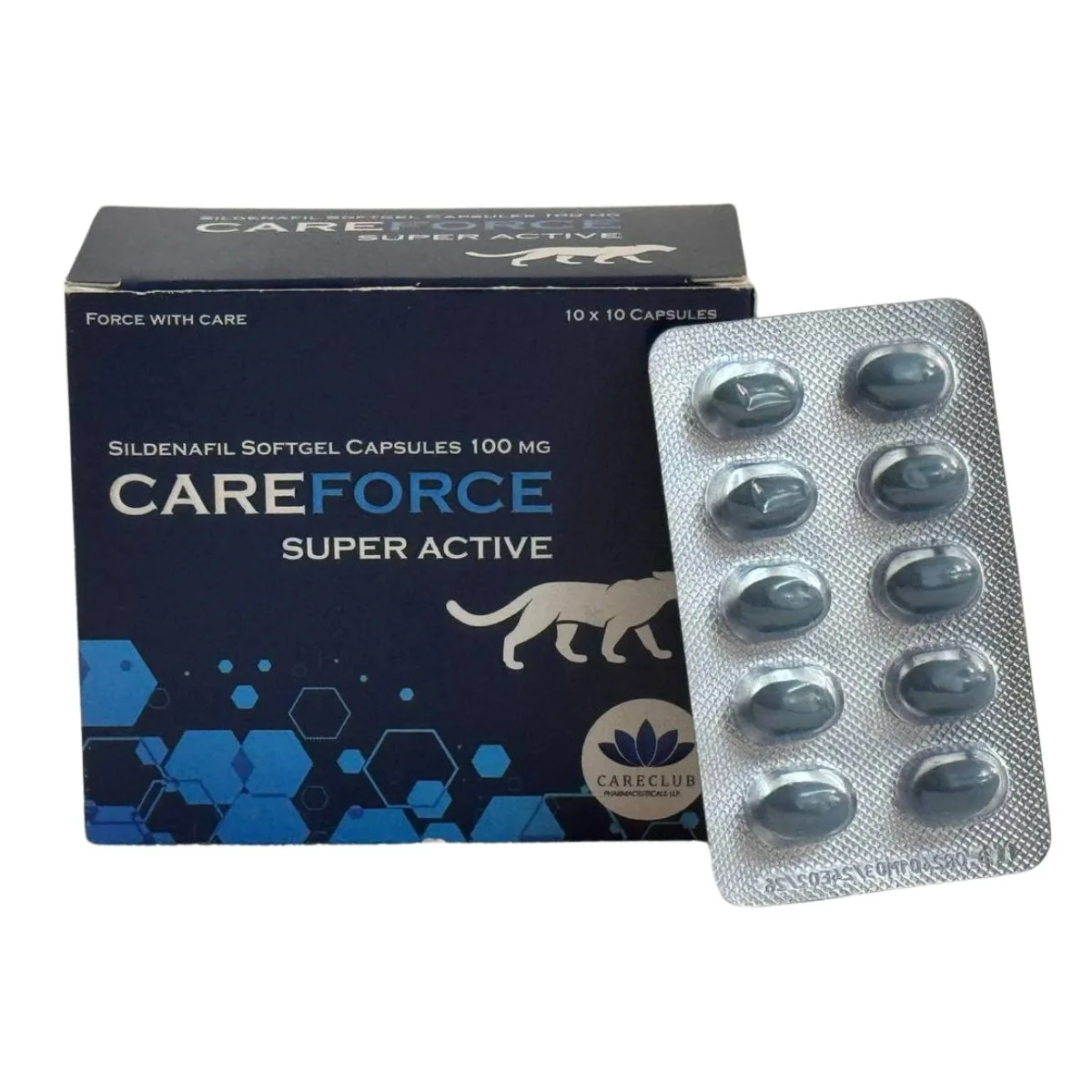 CareForce Super Active Силденафил 100 mg капсули