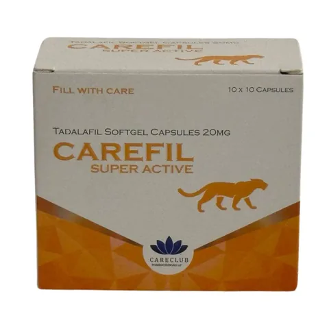 Carefil Super Active (Тадалафил 20 mg капсули) – 10 бр. – CareClub