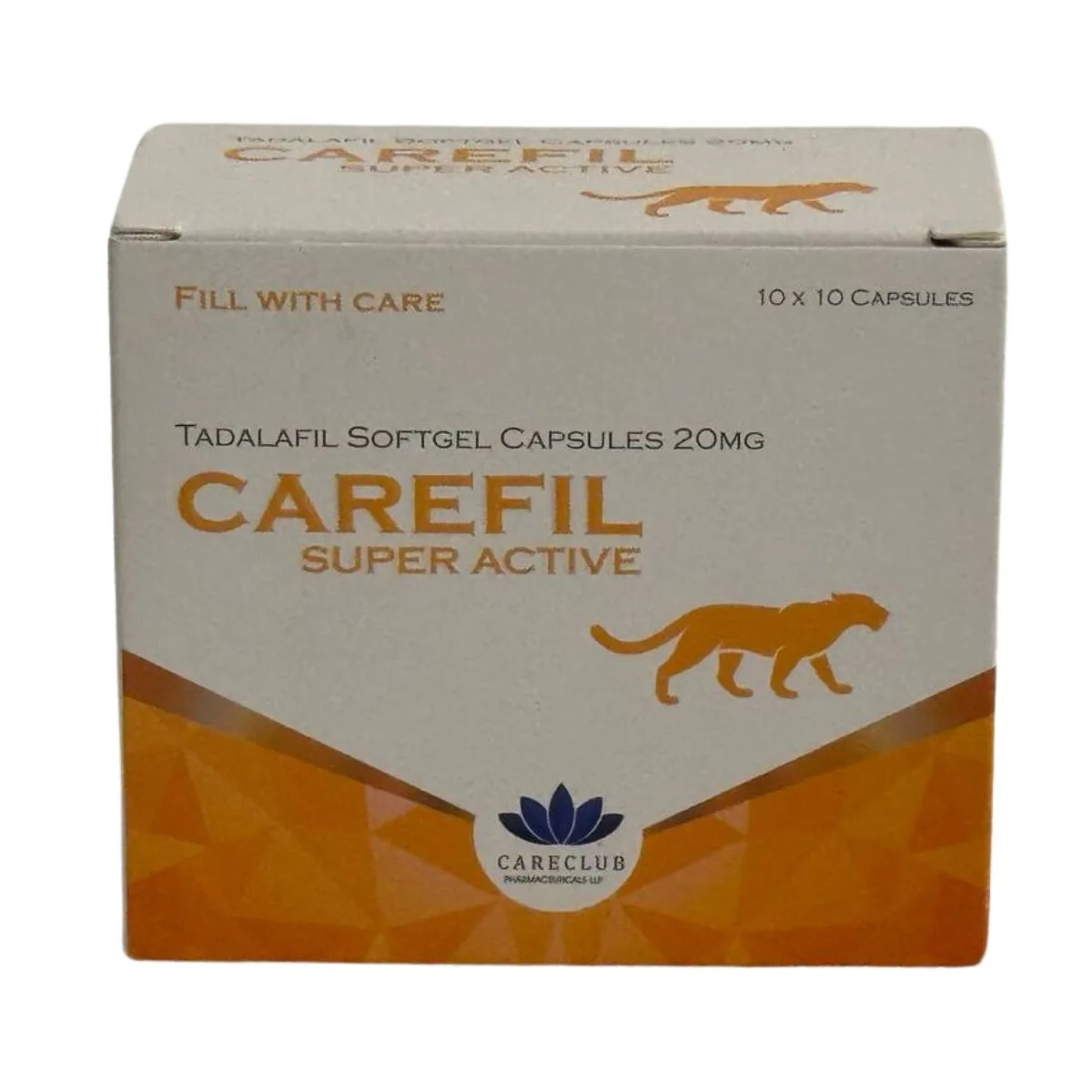 Carefil Super Active Тадалафил 20 mg капсули