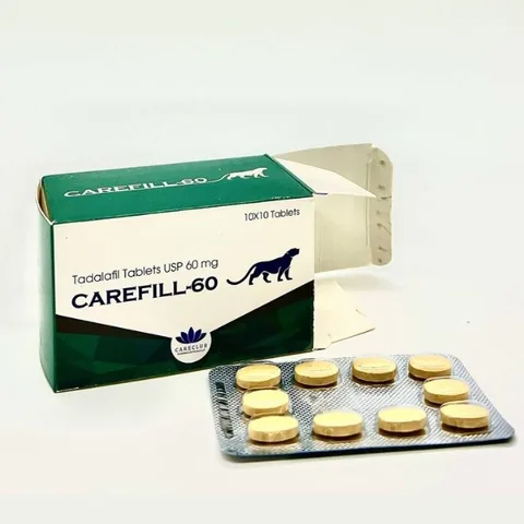 CareFill-60 (Тадалафил 60 mg) – 10 таблетки – CareClub