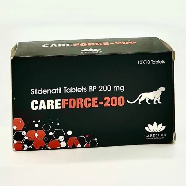 CareForce-200 (Силденафил 200 mg) – 10 таблетки – CareClub