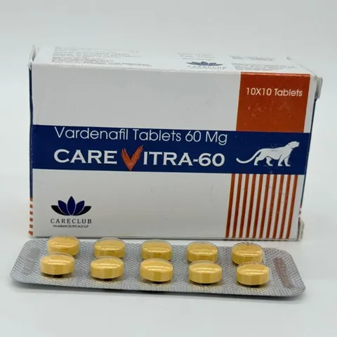 CareVitra-60 (Варденафил 60 mg) – 10 таблетки – CareClub