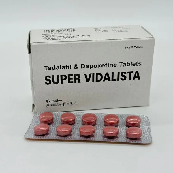 Супер Видалиста Тадалафил 20 mg плюс Дапоксетин 60 mg