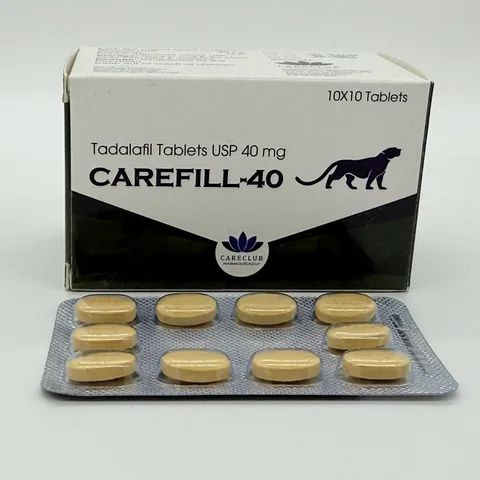 CareFill-40 (Тадалафил 40 mg) – 10 таблетки – CareClub