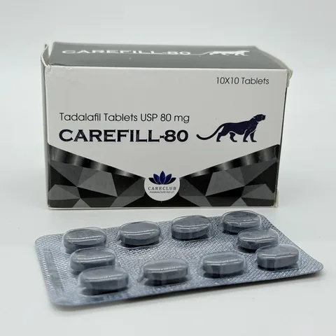 CareFill-80 (Тадалафил 80 mg) – 10 таблетки – CareClub